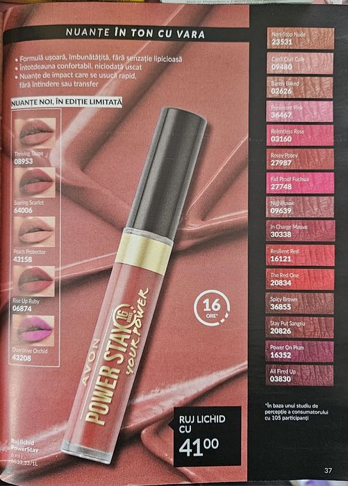 Cosmetice avon .Rujuri. Creioane de ochi retractabile.