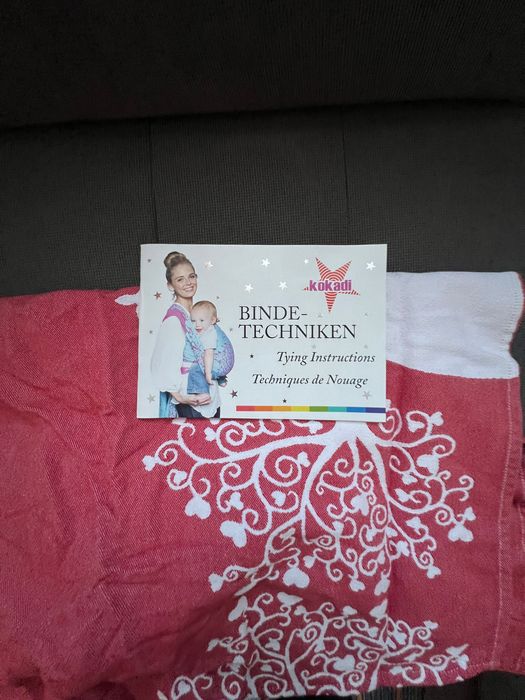 Sling cu inele kokadi - Hilde in Wonderland (bumbac si bambus)