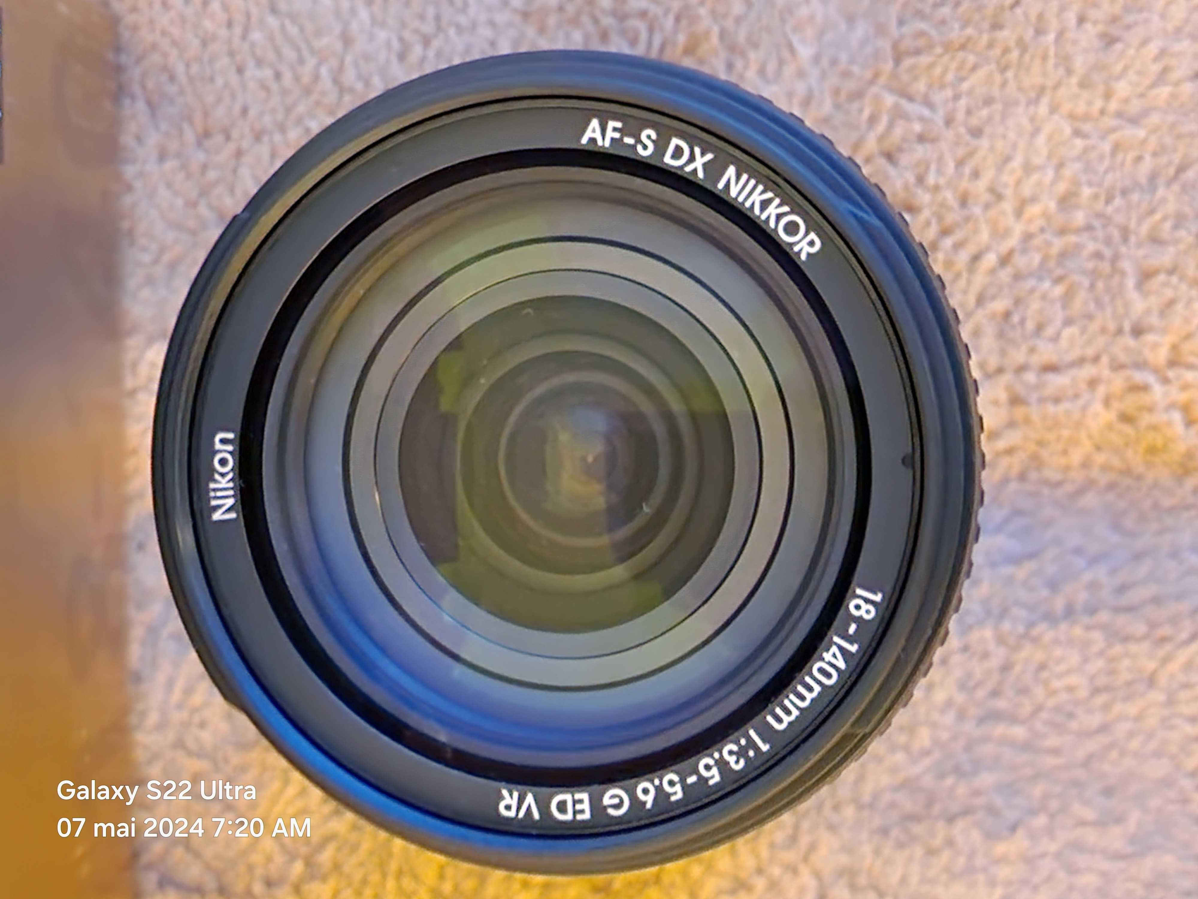 Obiectiv Nikon JAA819DA, 18-140mm f/3.5-5.6G ED VR AF-S DX NIKKOR