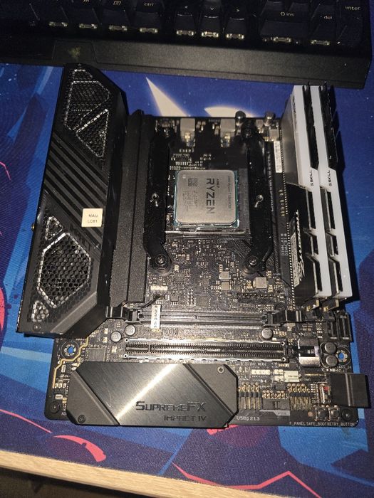 Kit MiniDTX Asus Crosshair Impact VIII+ Ryzen 5800x3D + 32GB G.skill