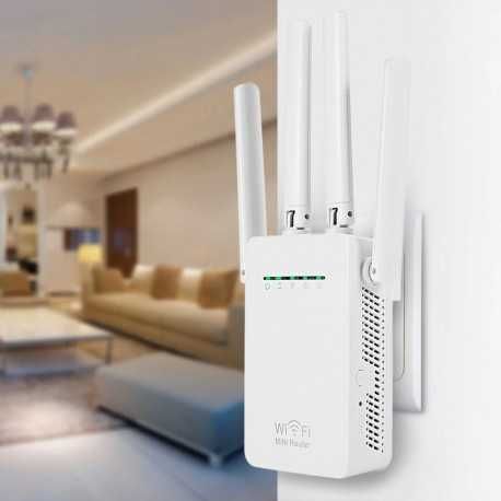 Repetor Wifii si Amplificator Retea Wi-Fi, 4 Antene, extensie wireless