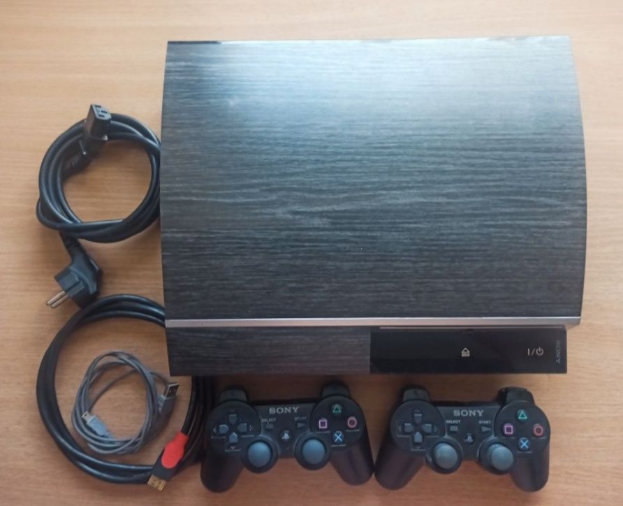 Playstation 3 slim, 1000gb, кастомная прошивка, около ста игр +-