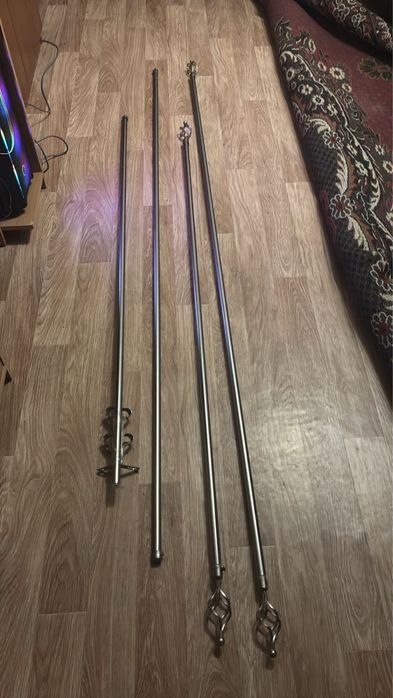 Карниз металлический, 2 штуки