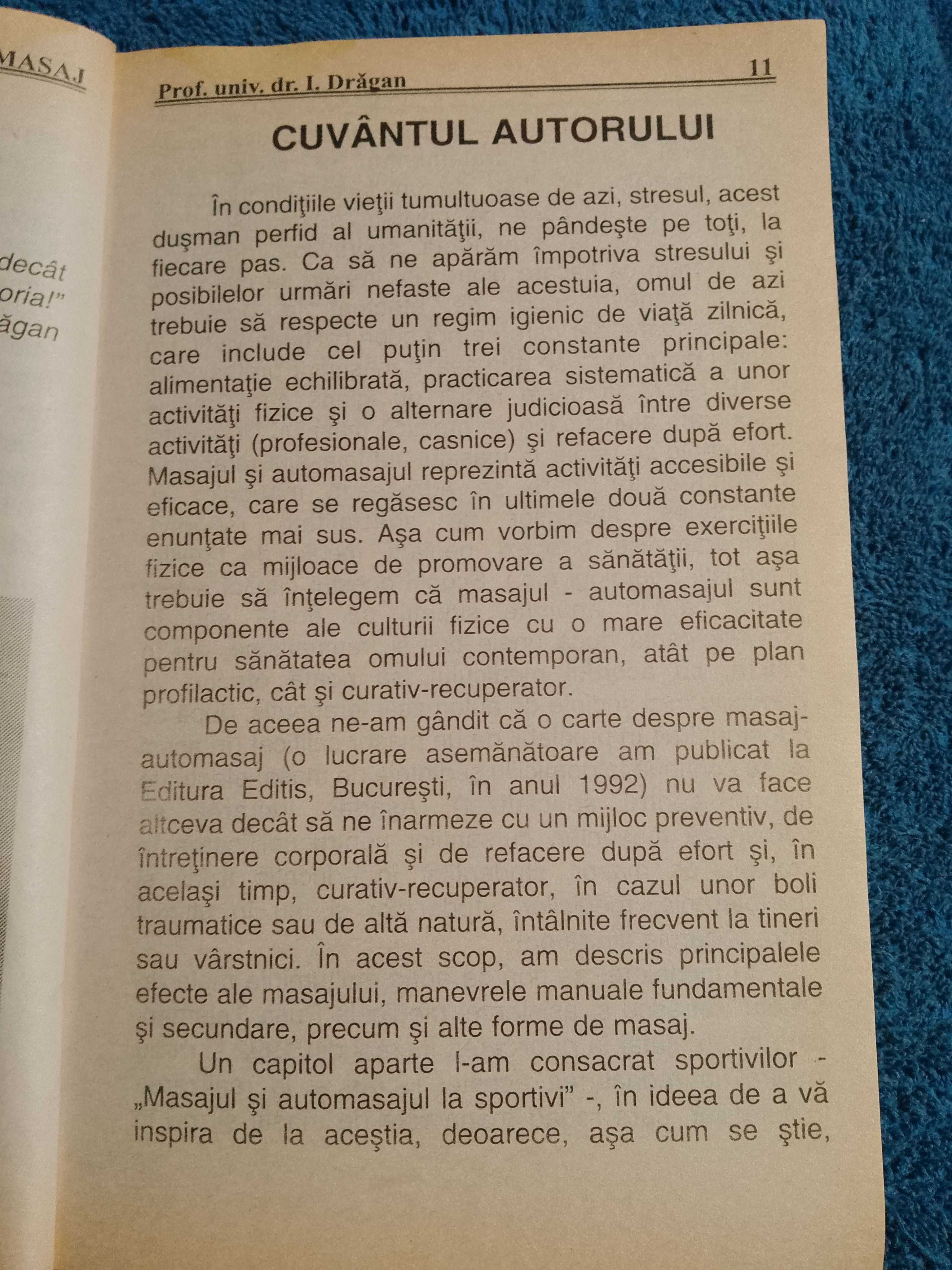 carte: Masaj - Automasaj - I. Drăgan