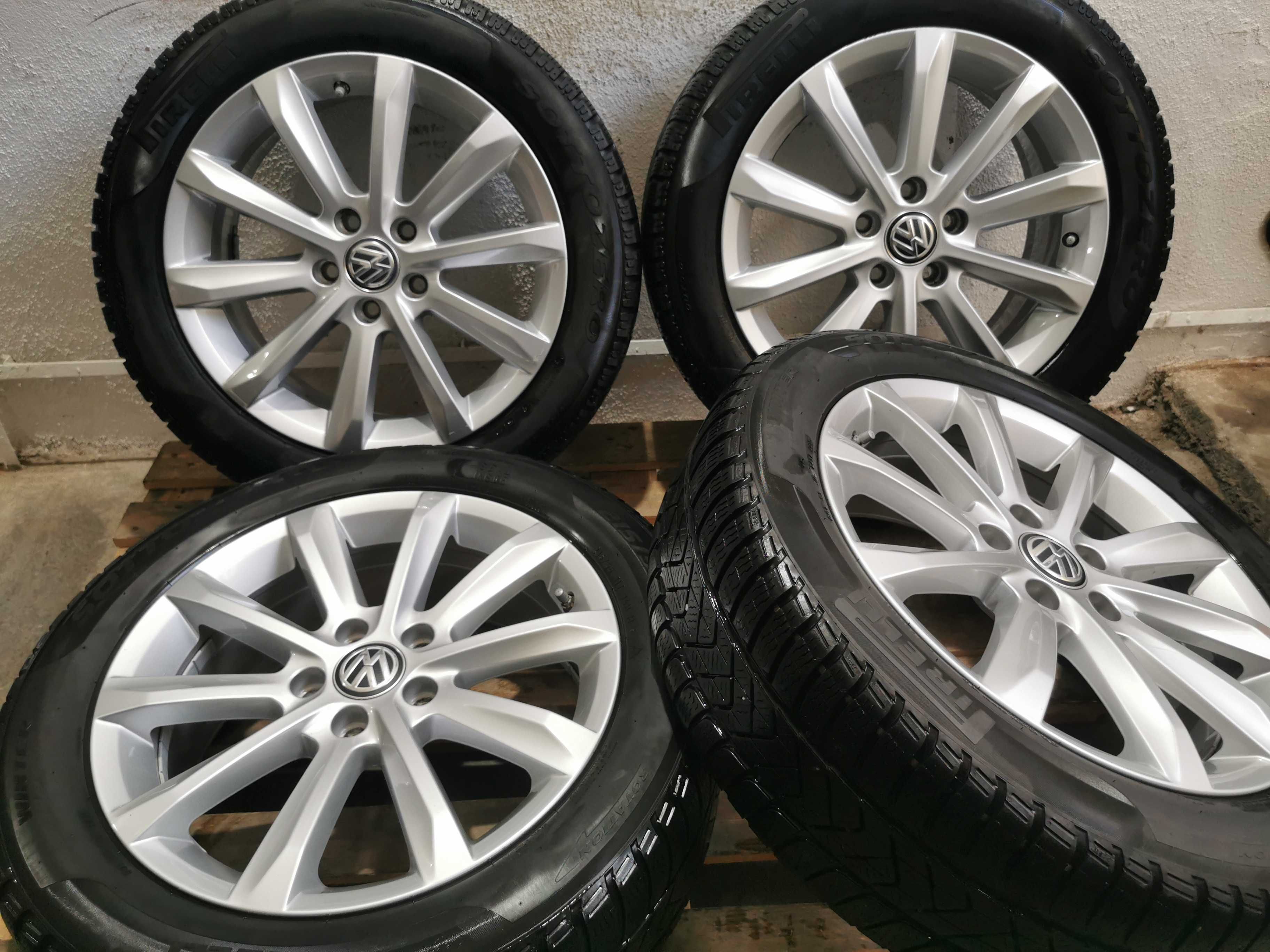 Jante Originale Vw Passat B8 Helsinki . R 17 cu anvelope de iarna