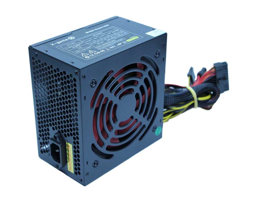 Блок питания  400W X-game Shadow 400W 12см 3x SATA 1x 6pin