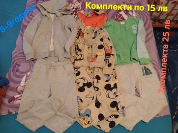 Детски комплекти,дънки, ризи 134/140 номер