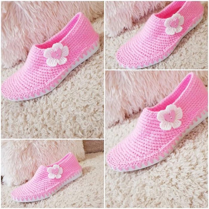 Pantofi / balerini croșetati manual!