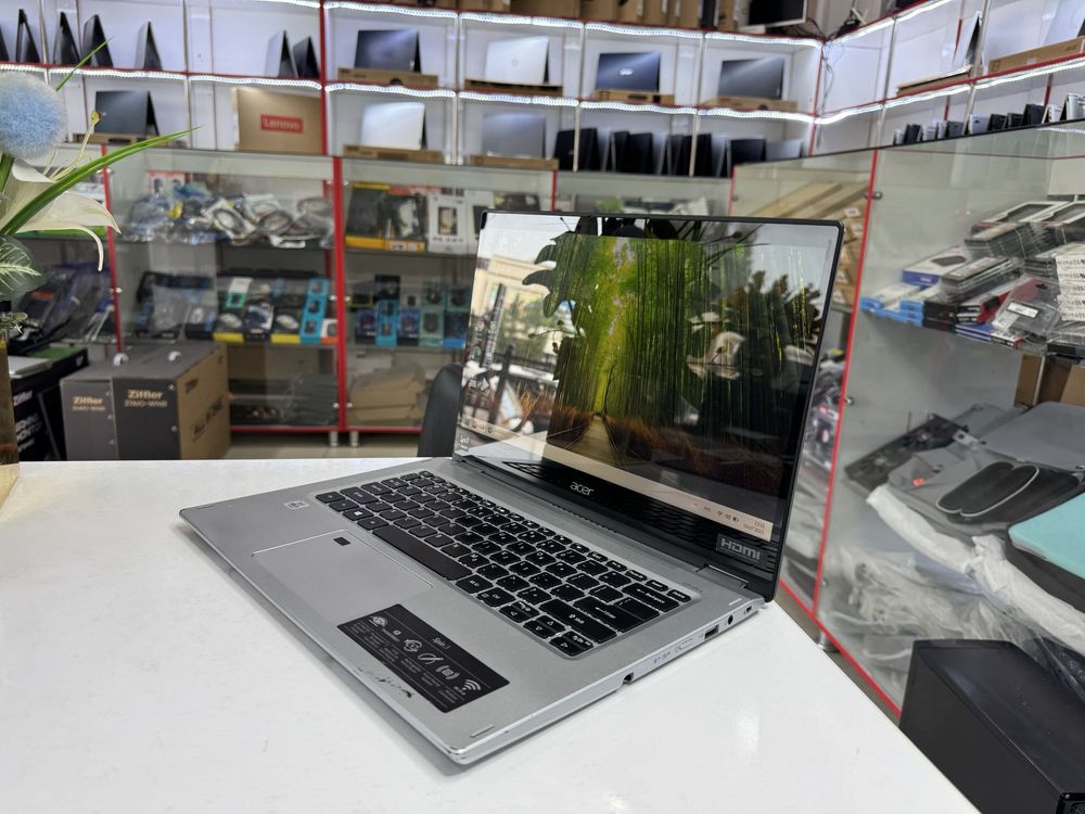 acer spin i5-10 8/256 ssdlik x360 sensor planshetni rejimlari ideal