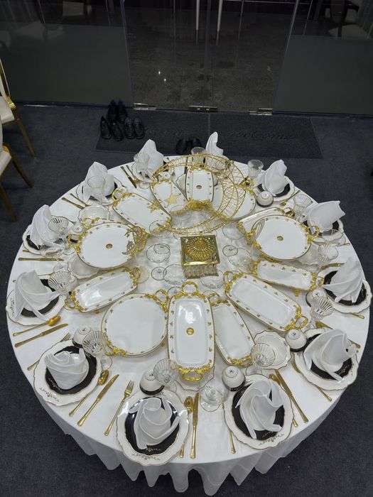 Stol stul pasuda chini idishlar dasturxon salfetka prokat