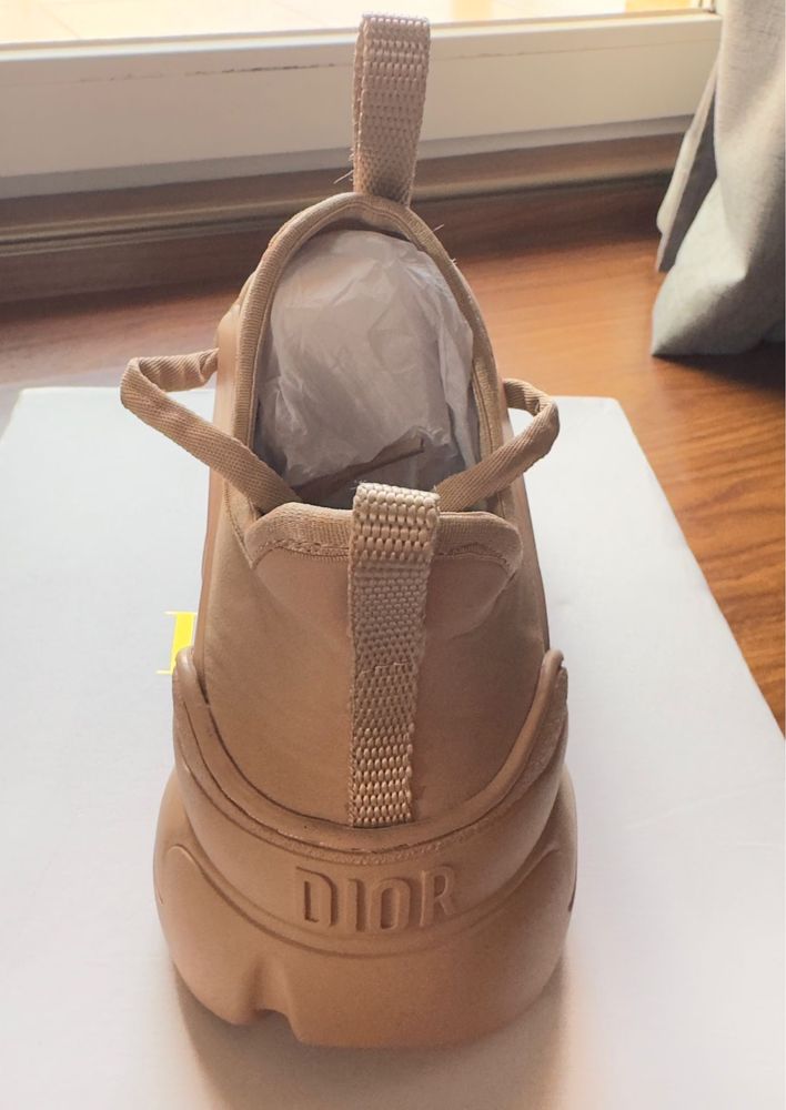 Dior D-Connect leather trainers