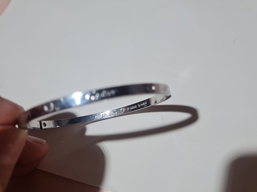 Серебряный браслет Cartier 925 пробы