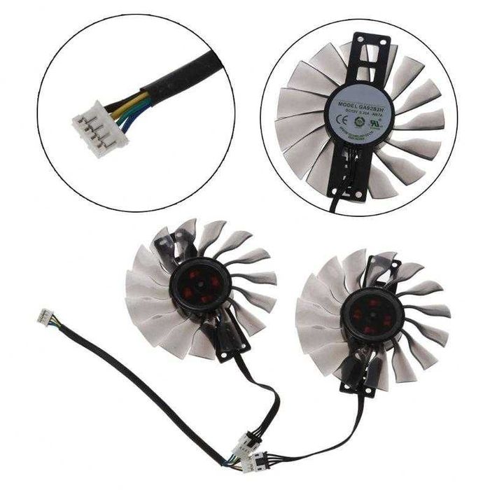 Ventilator placa video GA92S2H 90mm - NOU