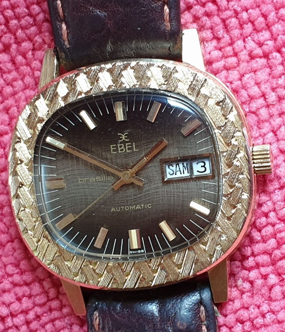 EBEL Brasilia Automatic Dublă Dată Aur 18K