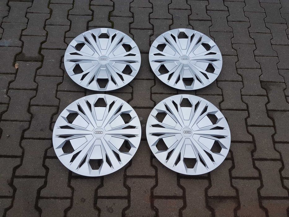 Roti iarna, jante otel + capace OEM Audi Q3, anvelope 215/65 R17 99H