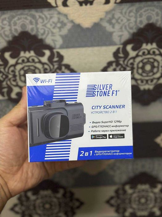 SilverStone F1,City Scanner 2 в 1 Регистратор | Рассрочка хам бор