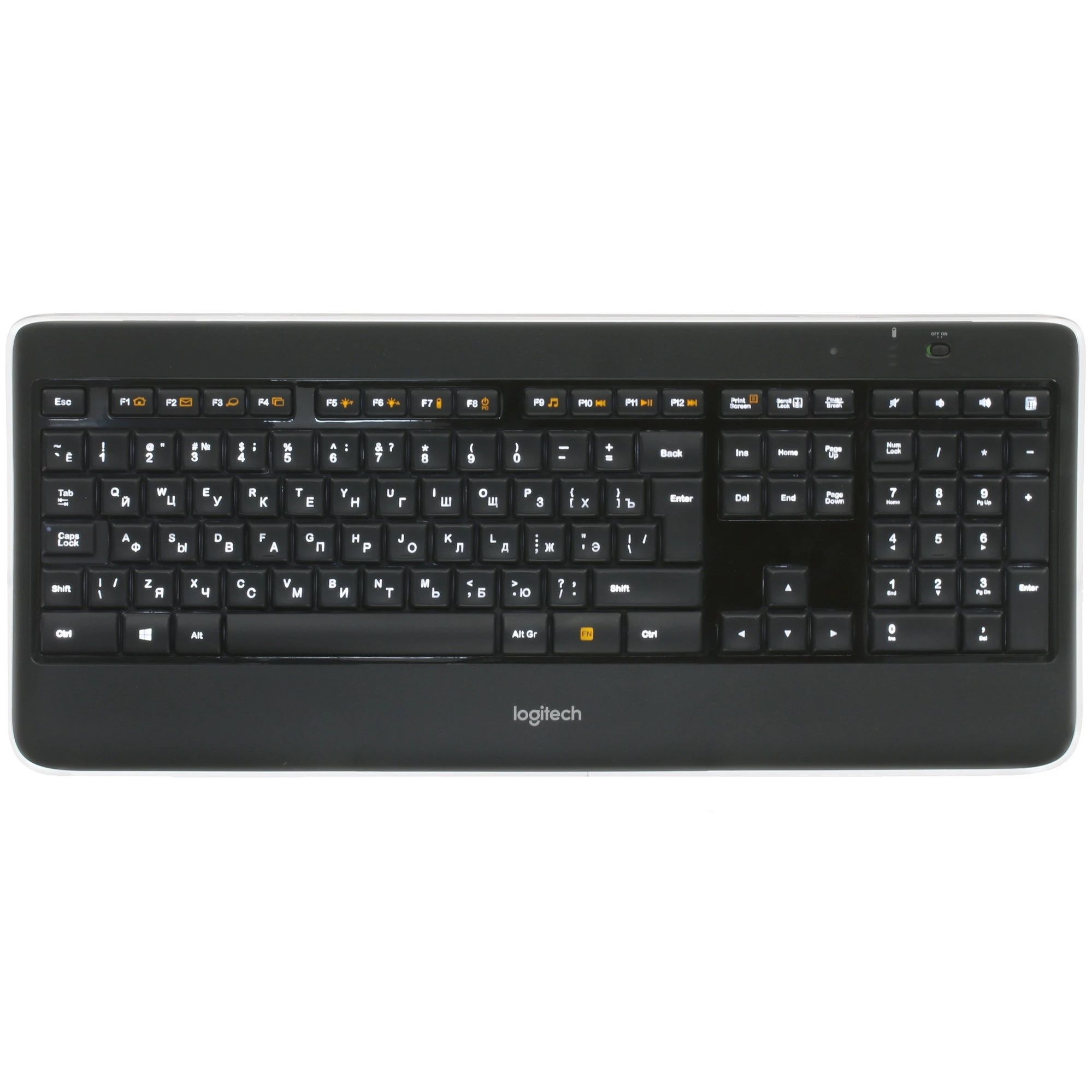 Клавиатура беспроводная Logitech Wireless Illuminated Keyboard K800