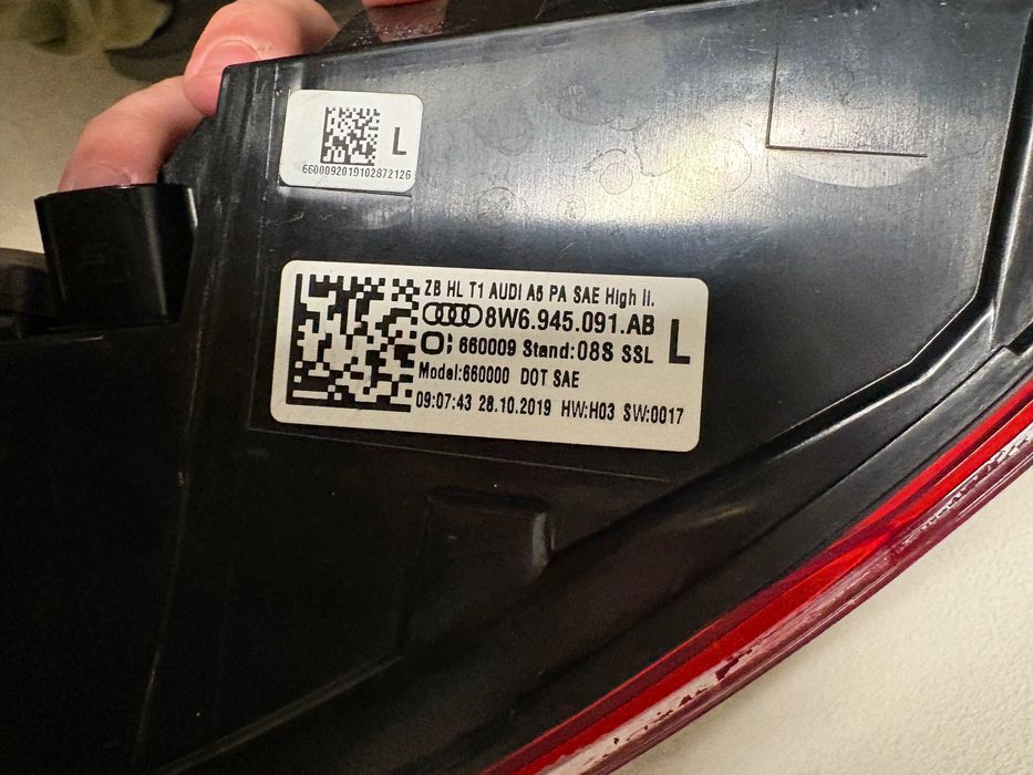 Мигачи и стопове facelift за Ауди А5/S5 2019/2021