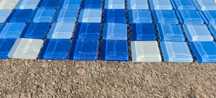 Plăci vitroceramice piscină 30x30 – mozaic sticlă pe pânză flexibilă