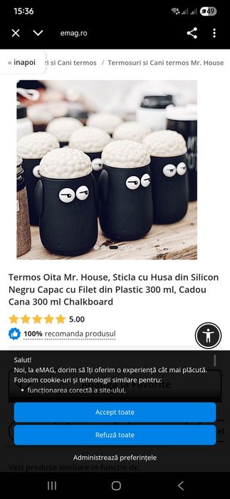 Termos oita, NOU, 350l