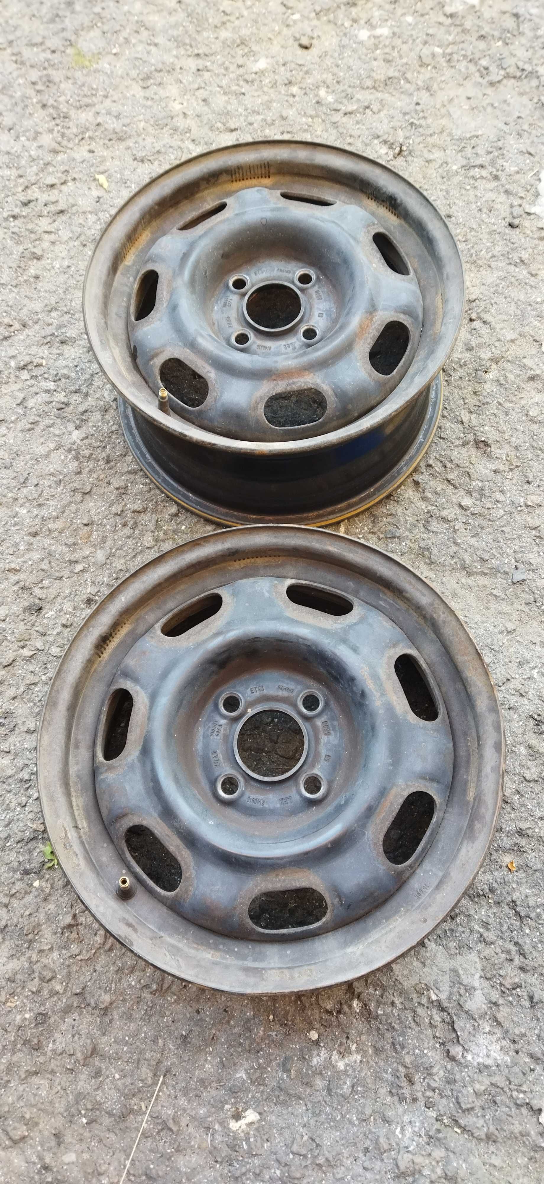 Продавам стоманени джанти 14"