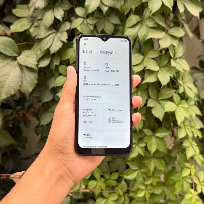 Redmi note 8T sotiladi dastavka bor