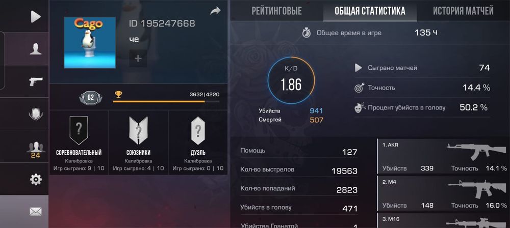 Аккаунт в стандофф 2