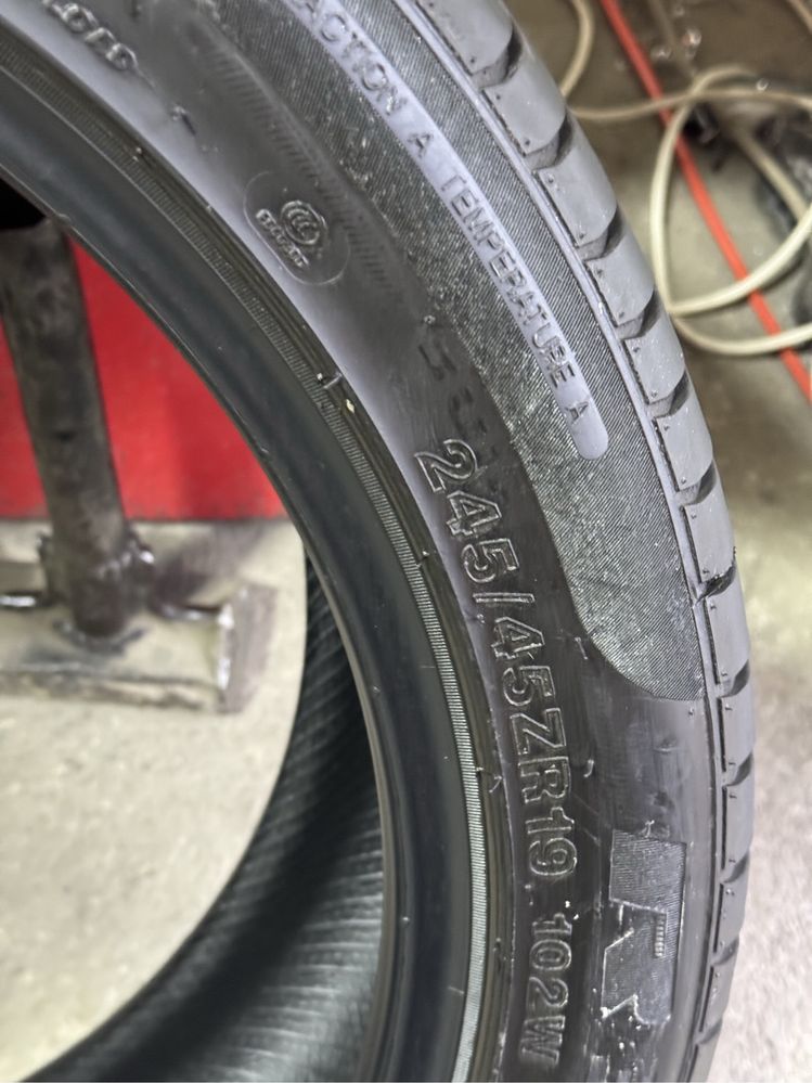 245 45 R19 x 275 40 R19 летка winrun почти новая