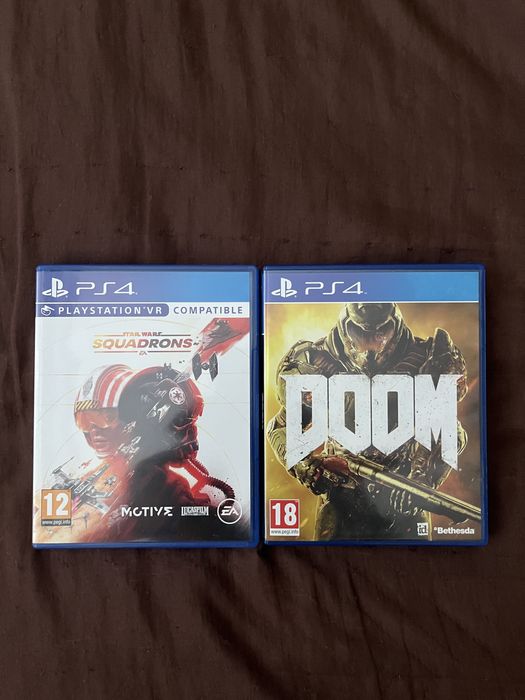 Doom 4 и Star Wars Squadrons за PlayStation 4