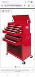 Vand dulap de scule pe roti din 2 componente