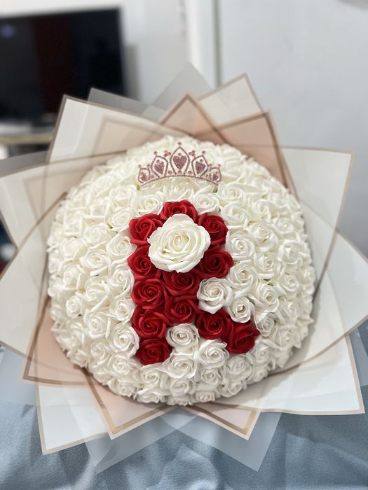 Buchet 201 trandafiri din sapun parfumati