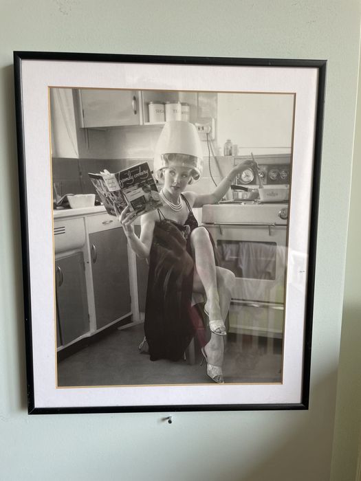 Barbara Roscoe Print Vintage Inramat