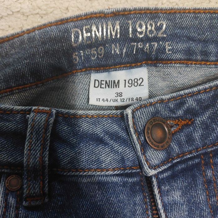 Blugi Denim cu tiv îndoit