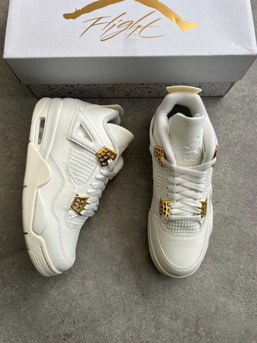 #STOC NOU# Nike Air Jordan 4 Metalic Gold - LIVRARE VERIFICARE -