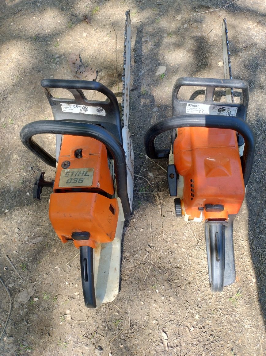 Vând 2 drujbe Stihl Ms 036 și Ms 180