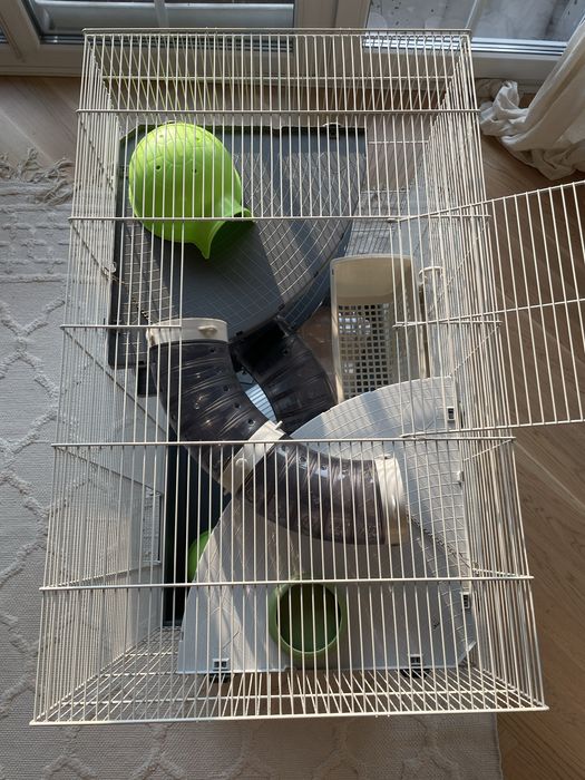 Клетка голяма и малка, колело за гризачи