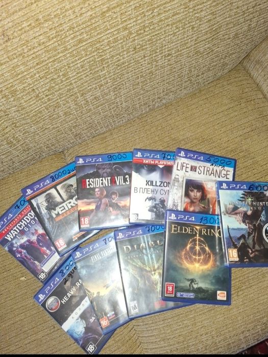 Диски  б/у  ps 4