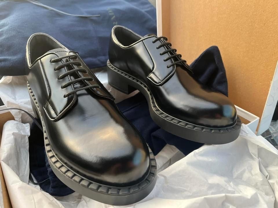 Mocasini Prada Derby Oxford, nr 37