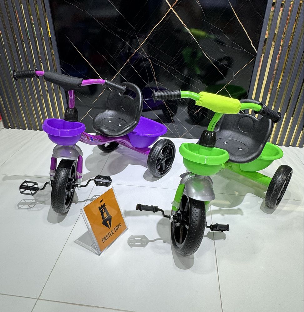 Барс Трёхколёсный велосипед  для детей от 2 до 5лет Castle Toys uz