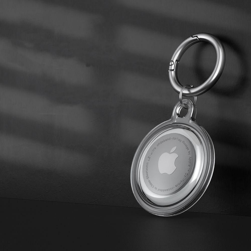 Силиконв кейс tech-protect icon за apple airtag clear