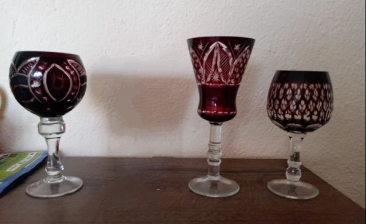 Кристални чаши сервиз