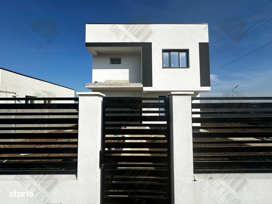 Casa noua parter cu etaj 4 camere 2 bai Comuna Berceni Ilfov