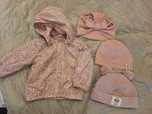 3-6 месеца пролетно яке h&m ,  puma екип , ромпър guess , бодита nex