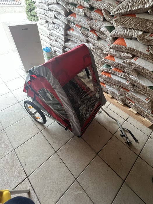 Remorca de copii pentru bicicleta 2 locuri Jormabike Kiddy Van 101