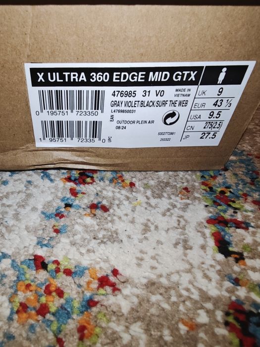 Ghete Salomon x ultra 360 edge drumetie barbati PRET FIX