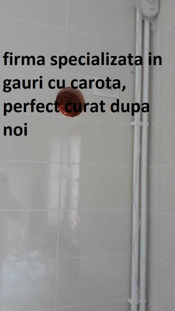 Gauri/Carotare hote,centrale,aerisiri conditionat , desfundari canaliz