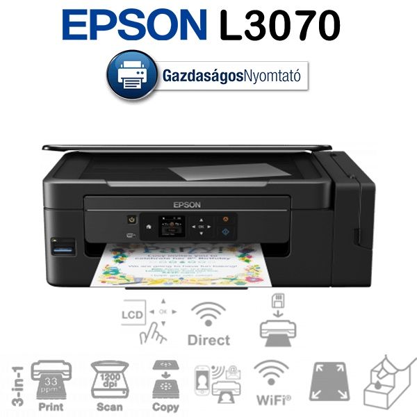 Принтер 3в1 epson эпсон ксерокопия распечатка сканер
