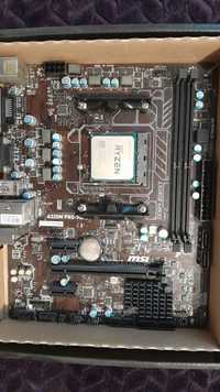 Placă de bază a320m pro-vd/s plus procesor amd ryzen 5 1600x