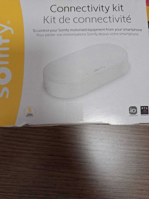 Kit Smart Home Somfy IntelliTAG si Connectivity Kit control aplicație