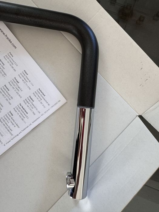 Baterie cu dus extractibil chiuveta bucatarie Franke Sirius Black